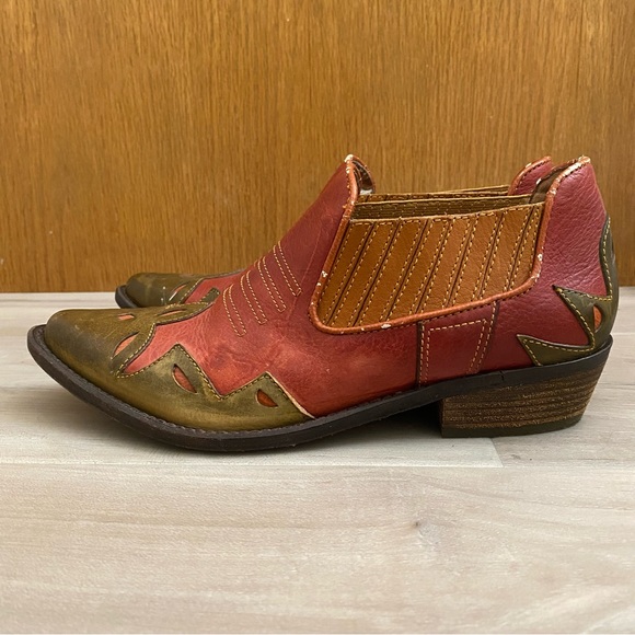 LUCKY BRAND • Good Luck Originals Cowboy Ankle Boots - Size 9.5 - Picture 6 of 16